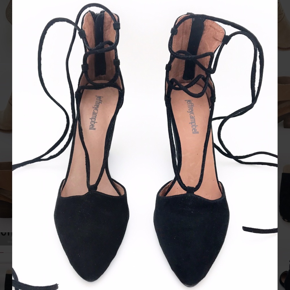 Jeffrey Campbell Ouverte Lace-up Wedge